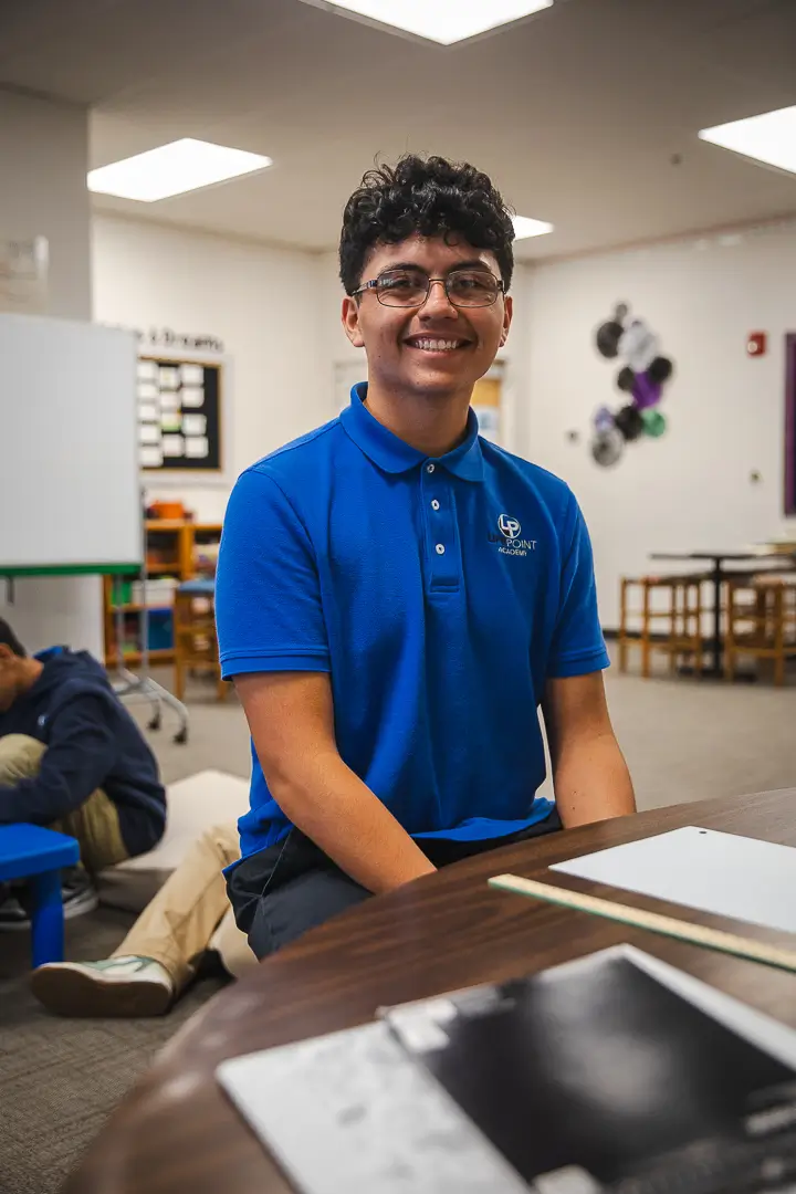 LifePoint Academy student in school uniform