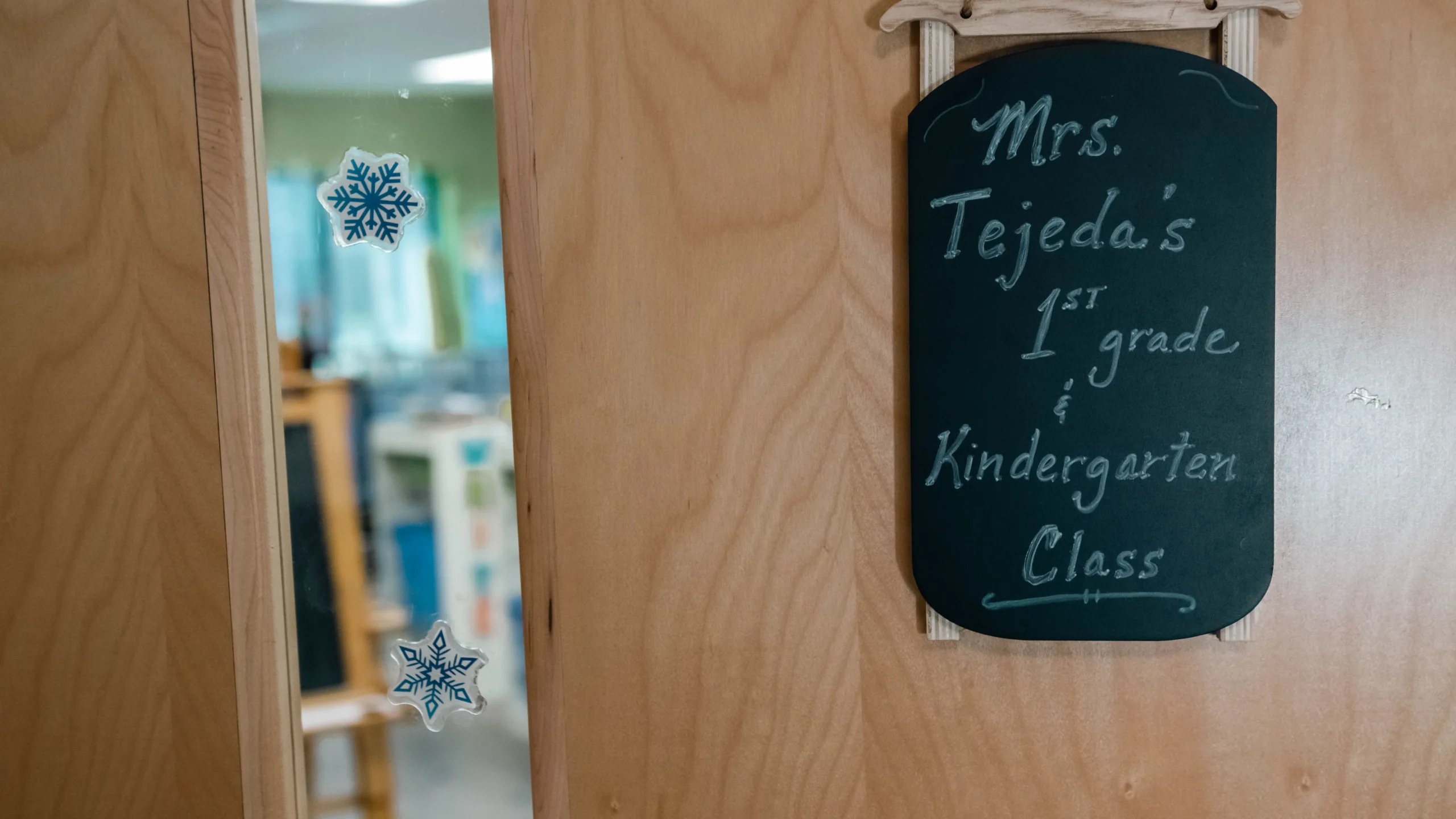LifePoint Academy lower grade classroom doorway