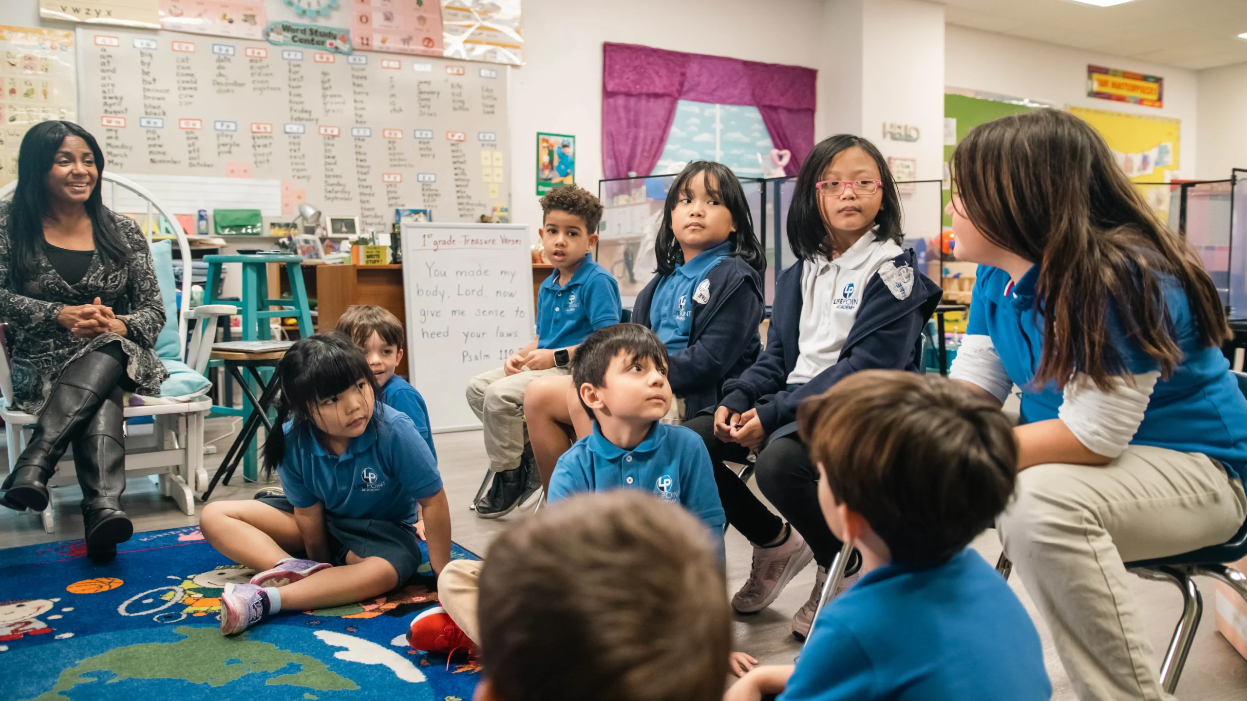 LifePoint Academy students learning in a faith-centered environment