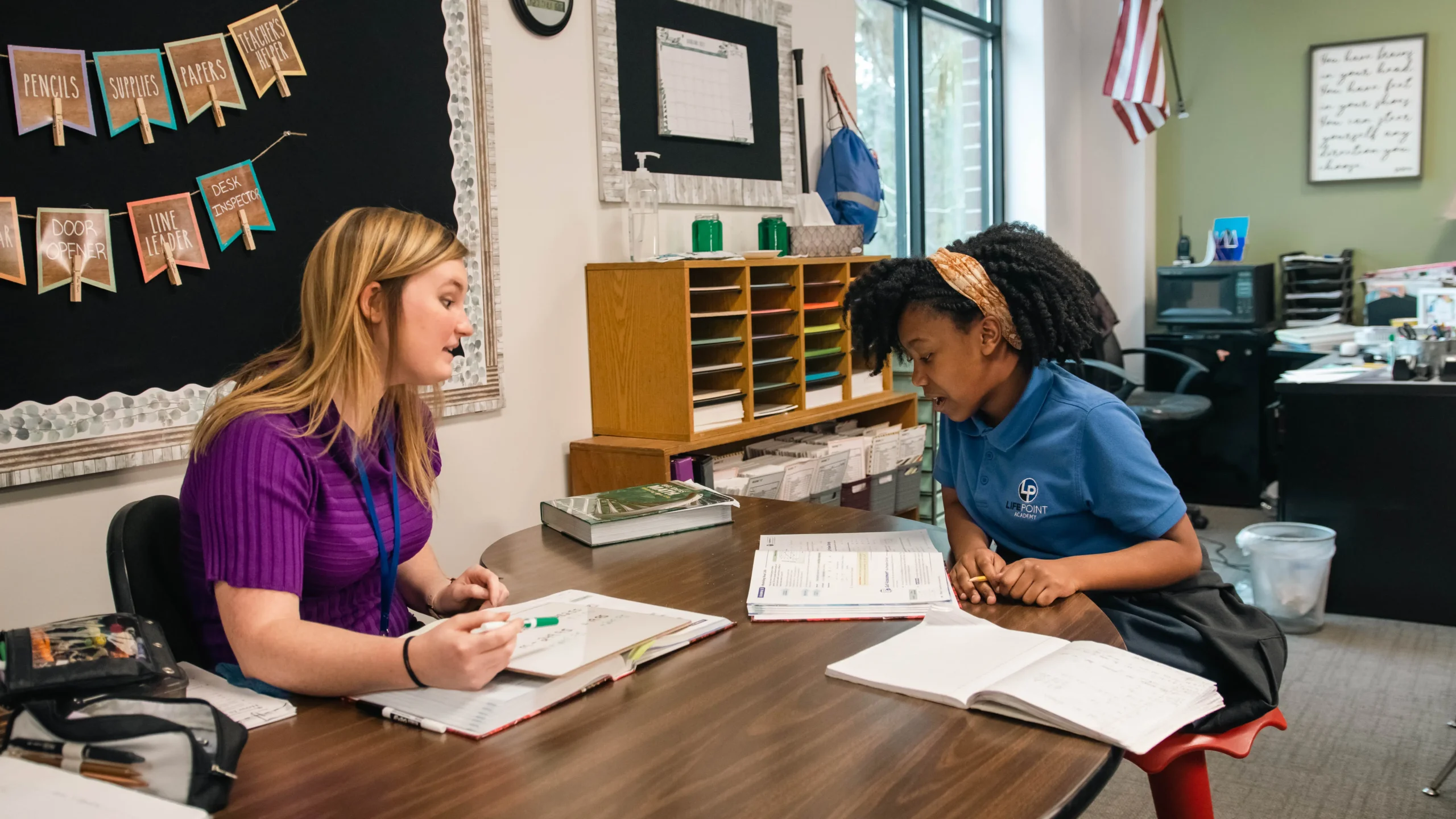 LifePoint Academy students in a Christ-centered learning environment