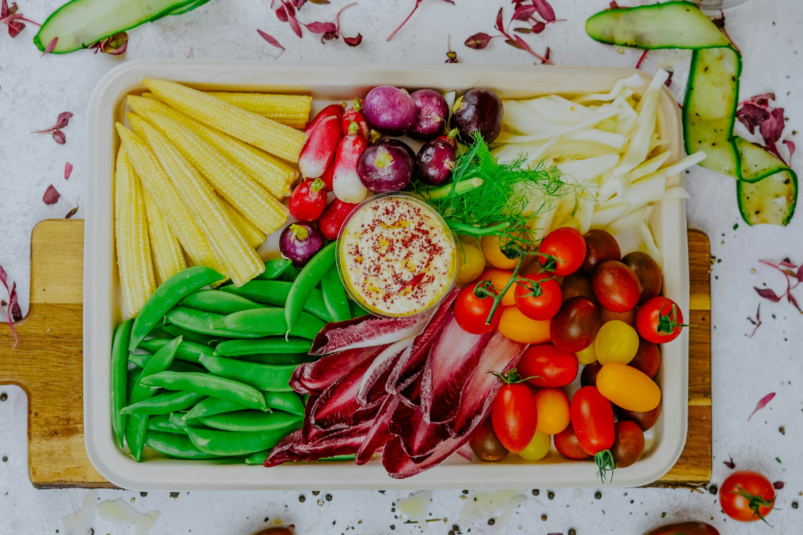 Vegetarian school lunch